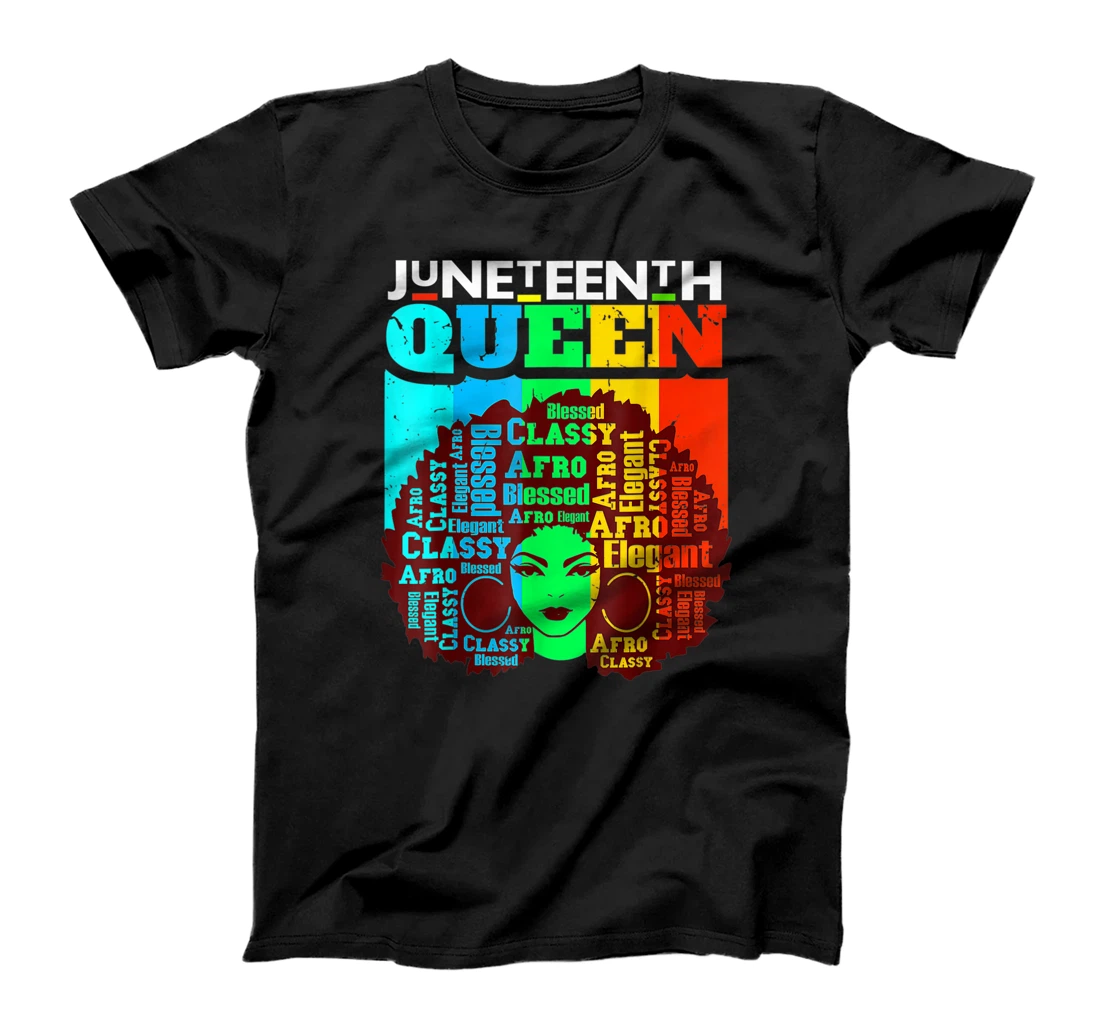 Juneteenth Is My Independence Day - Black Girl Black Queen T-Shirt, Kid T-Shirt and Women T-Shirt