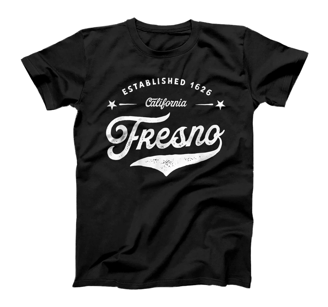 Womens Casual Classic Retro Fresno California 1626 USA Souvenir T-Shirt, Kid T-Shirt and Women T-Shirt