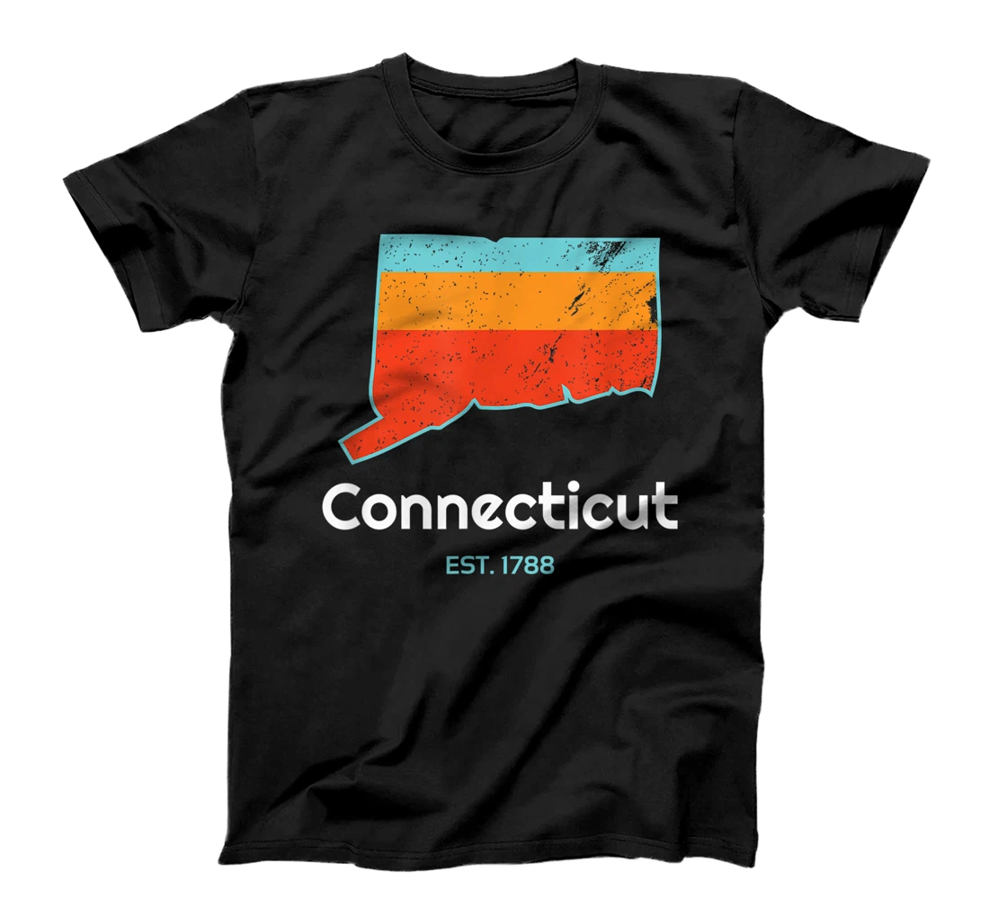 Connecticut Founded Year Vintage Mountain Wildlife State T-Shirt, Kid T-Shirt and Women T-Shirt