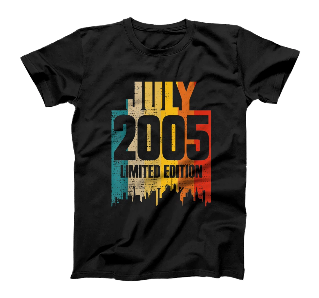 July 2005 Limited Edition Retro Vintage T-Shirt, Kid T-Shirt and Women T-Shirt