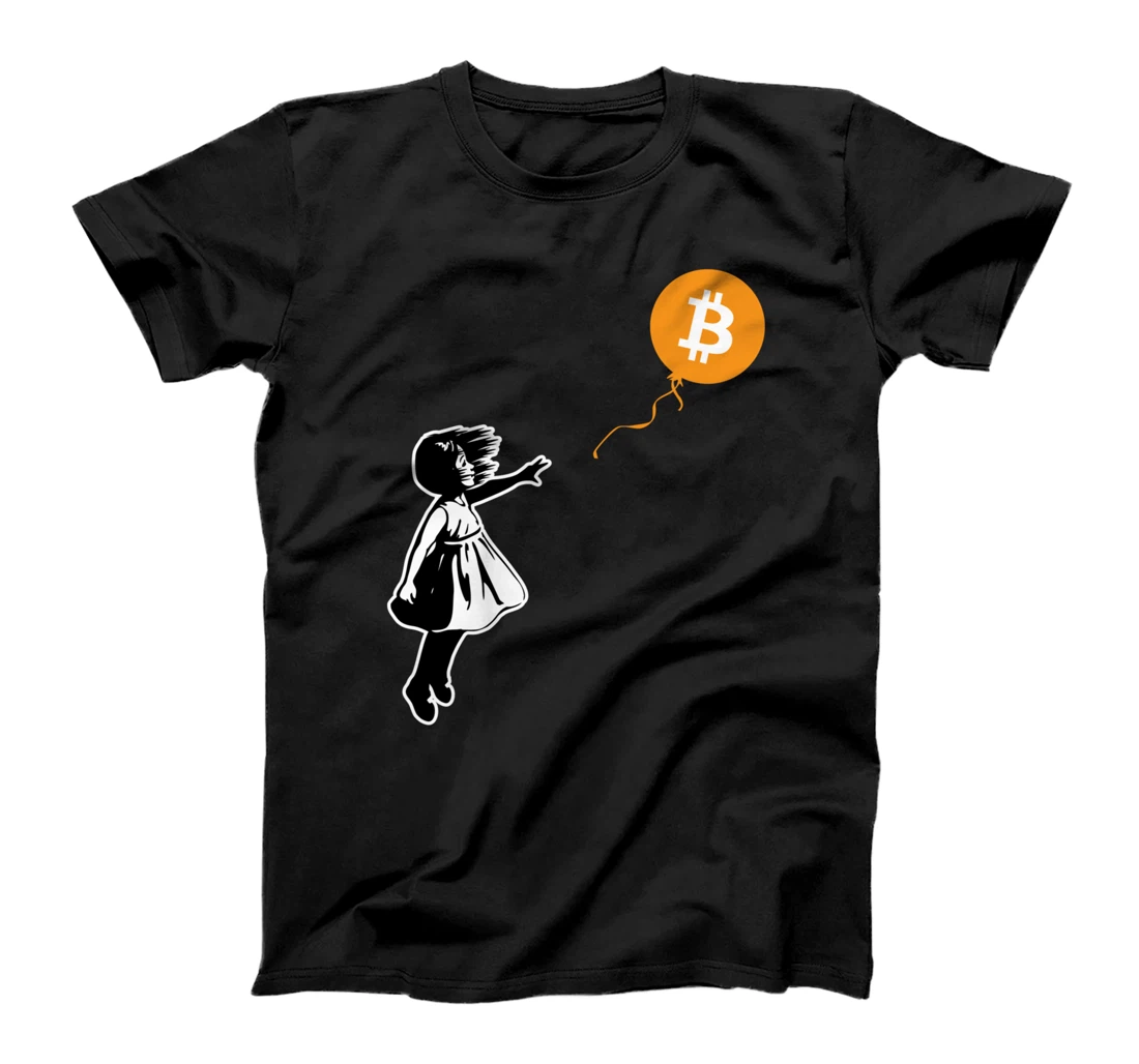 Bitcoin Balloon Inspired Crypto Moon Related Btc To the Moon T-Shirt