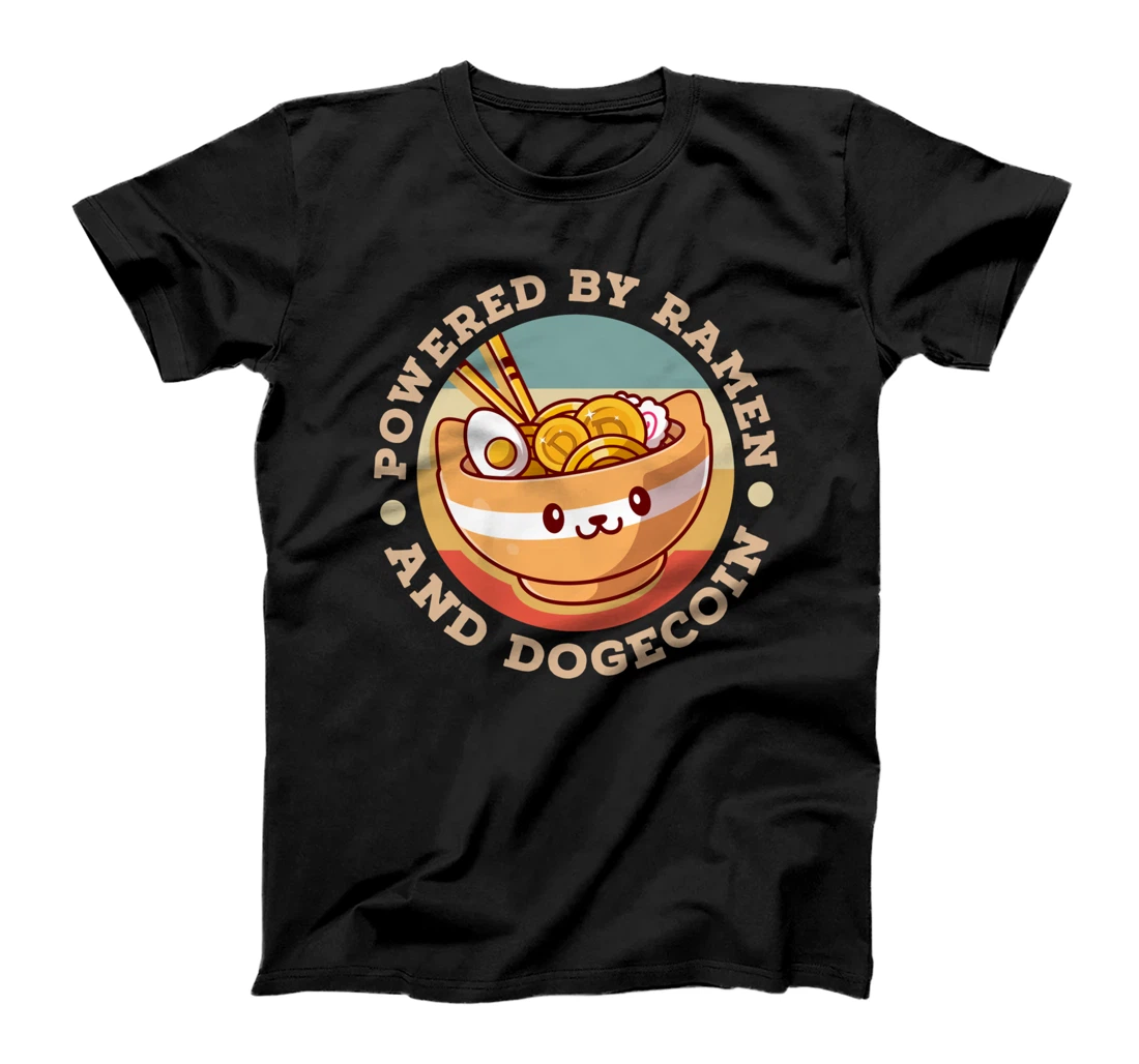 Powered By Ramen And Doge Coin T-Shirt