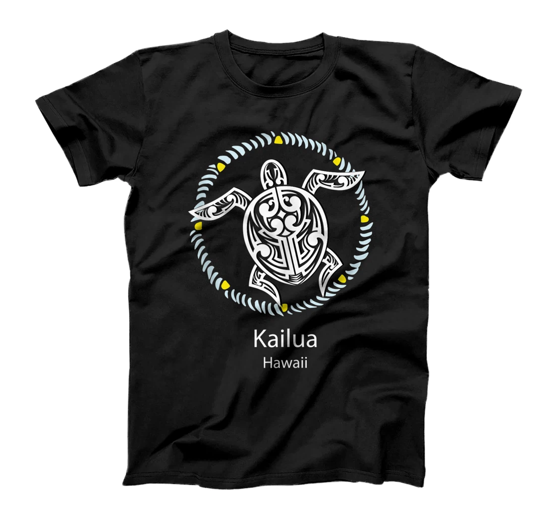 Kailua Hawaii - Tribal Turtle T-Shirt, Women T-Shirt