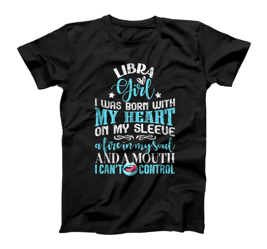 Libra Girl Funny Zodiac Sign Graphic T-Shirt, Women T-Shirt