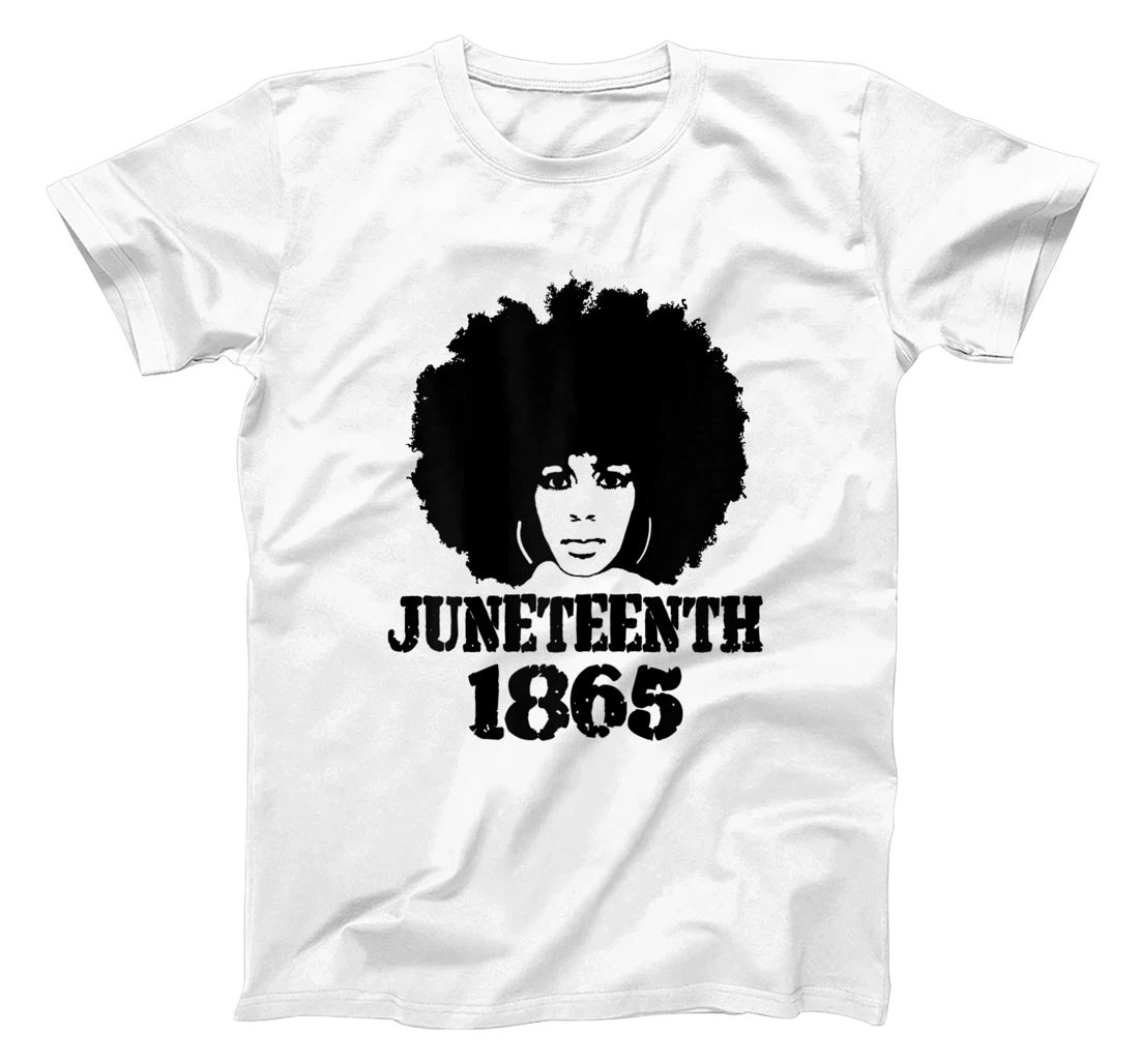 Personalized Juneteenth 1865 Afro Diva Free-ish since 1865 T-Shirt, Kid T-Shirt and Women T-Shirt