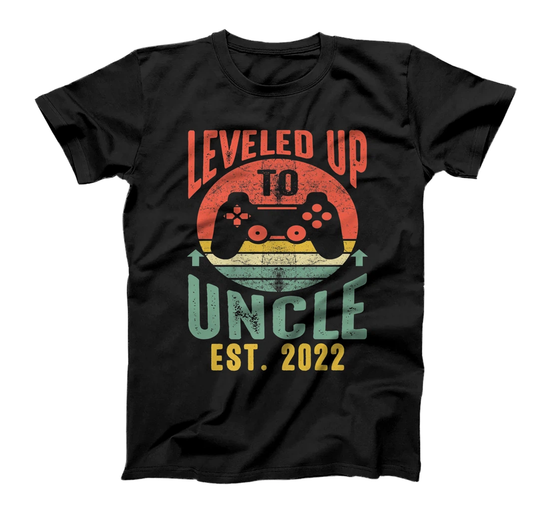 Personalized Leveled Up To Uncle Est 2022 Vintage Future Uncle 2022 T-Shirt, Kid T-Shirt and Women T-Shirt