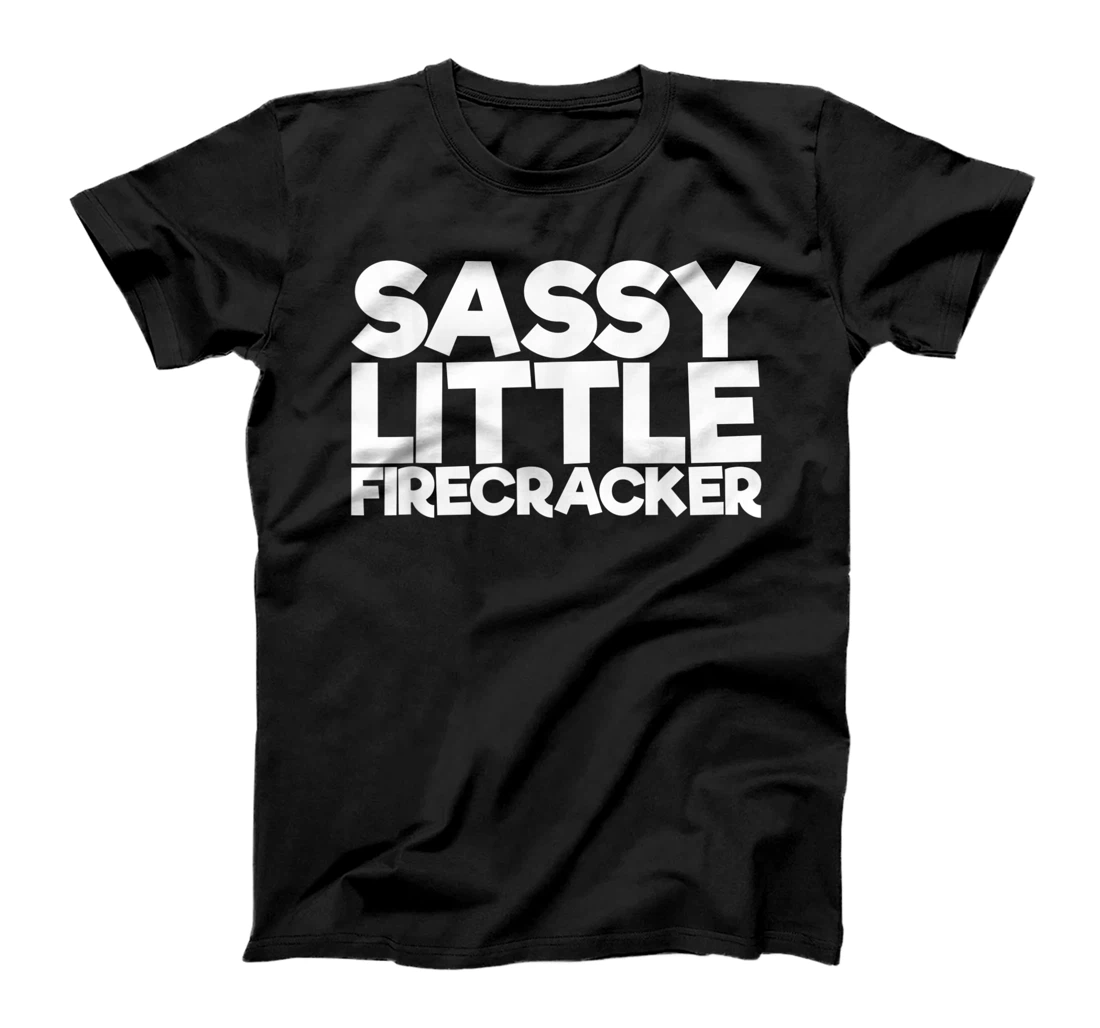 Personalized Sassy Little Firecracker T-Shirt, Women T-Shirt