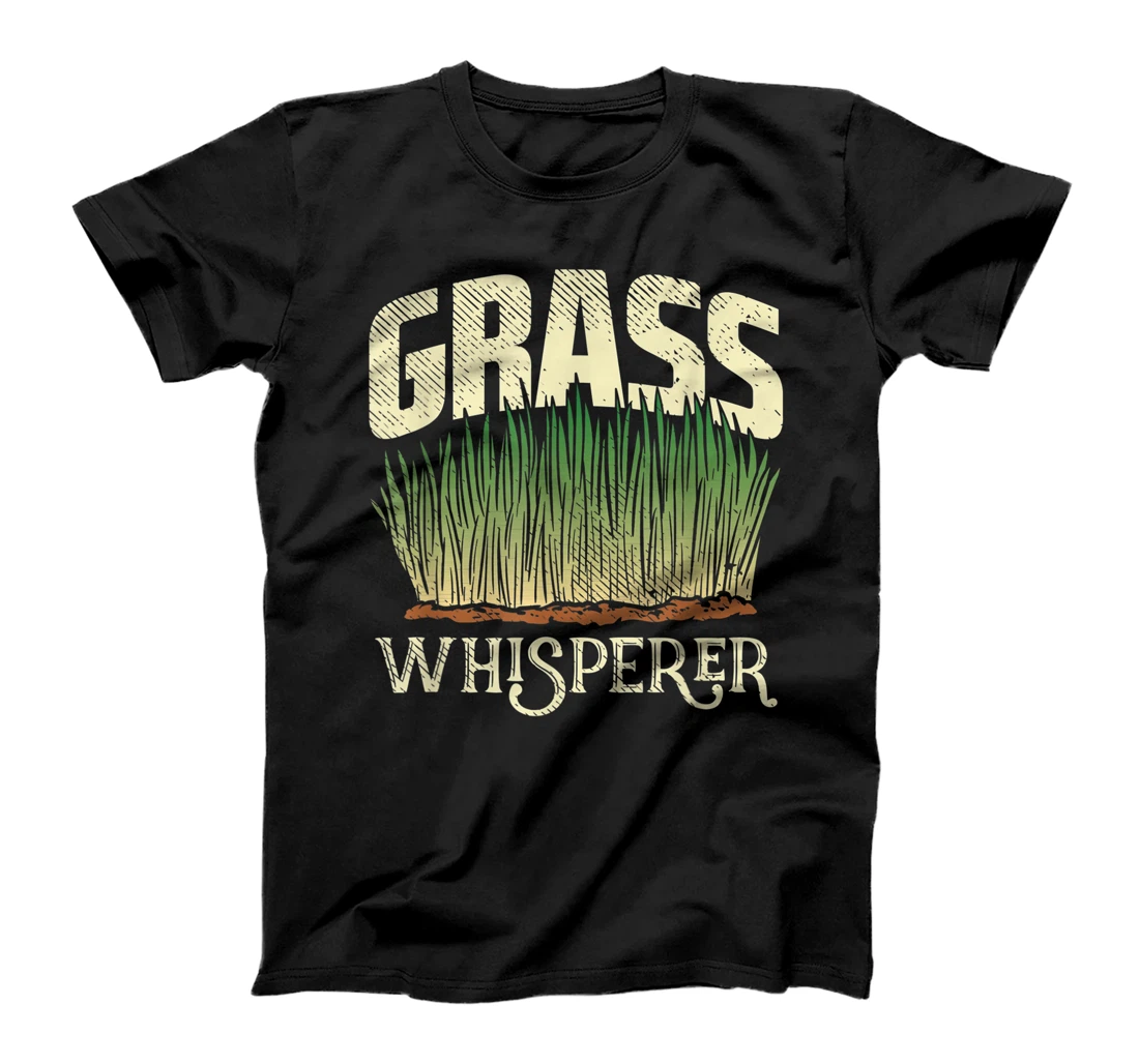 Personalized Lawn Care Mowing Design For Landscapers - Grass Whisperer T-Shirt, Women T-Shirt
