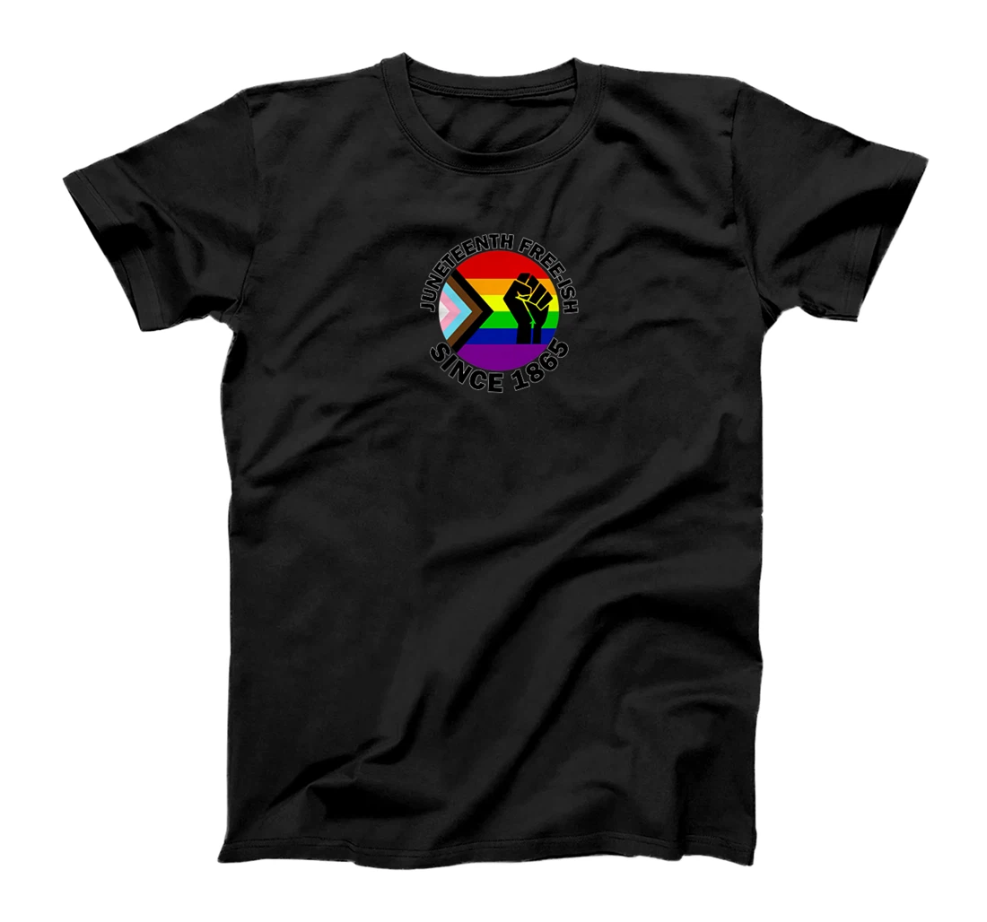 Personalized Poket Lesbian Juneteenth 1865 LGBT Gay Pride Black History T-Shirt, Kid T-Shirt and Women T-Shirt
