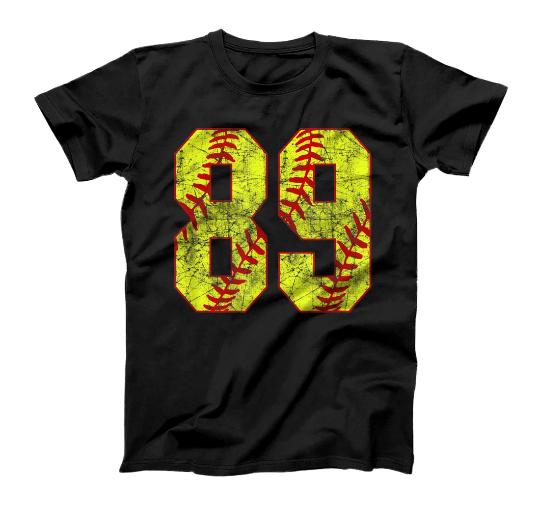 Personalized Softball #89 Fastpitch Softball Mom Number 89 Player T-Shirt, Kid T-Shirt and Women T-Shirt