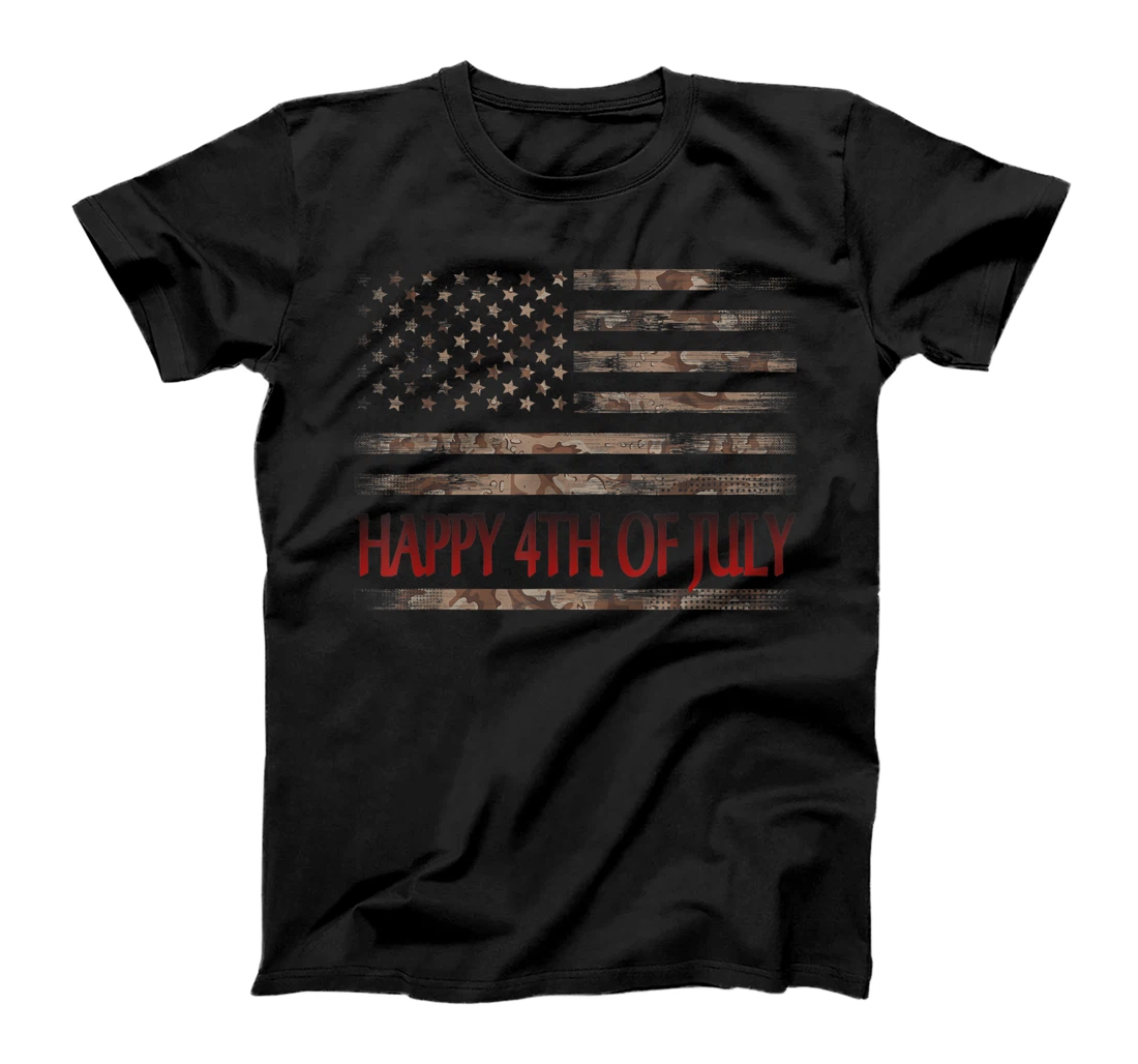 Independence Day Happy 4Th Of July Vintage Us Flag T-Shirt, Kid T-Shirt and Women T-Shirt