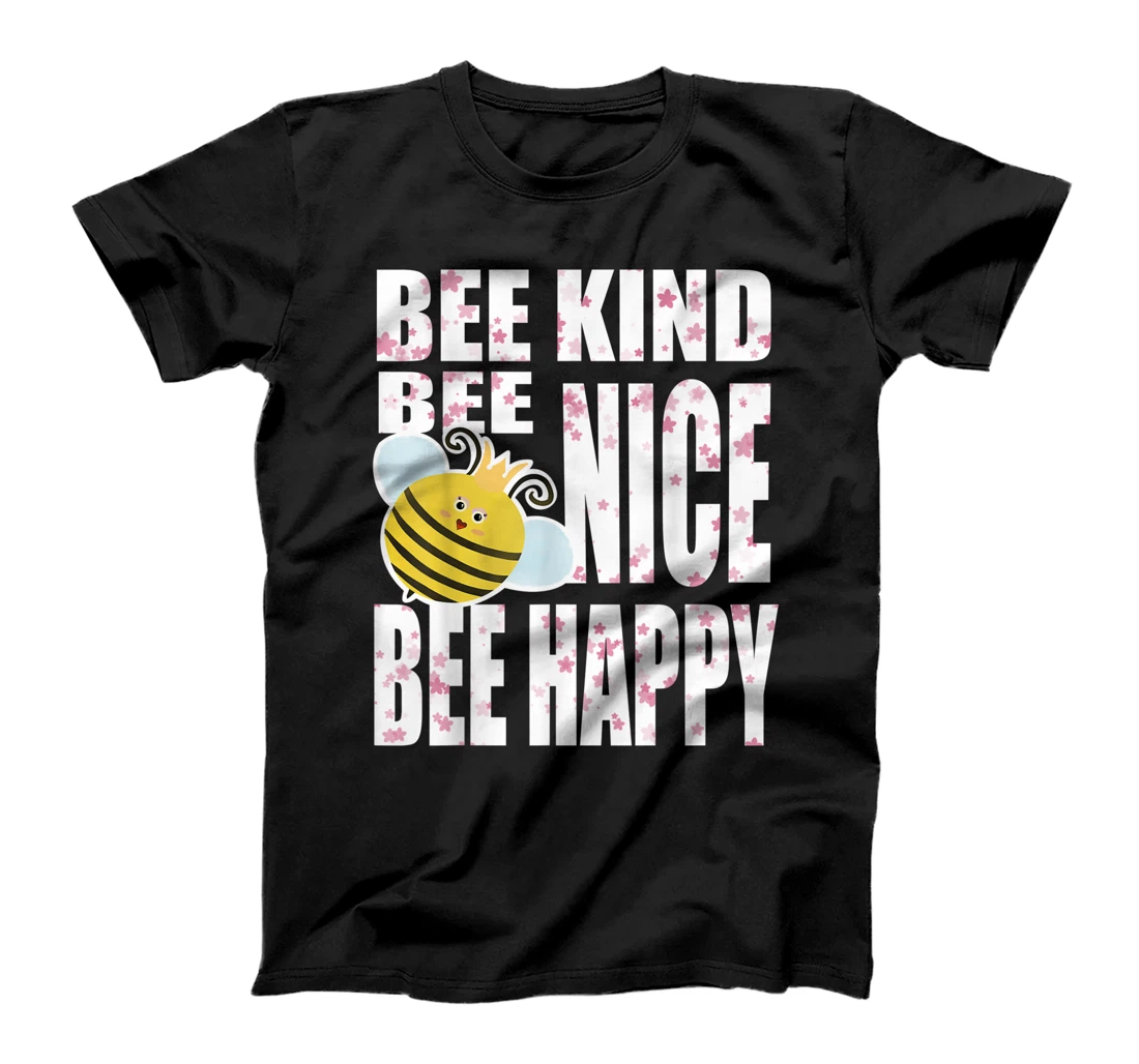 Bee kind, bee nice, bee happy, cute busy queen T-Shirt, Women T-Shirt