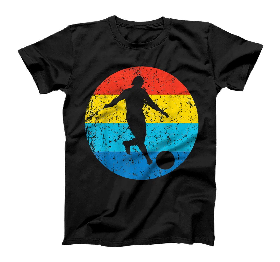 Womens Kickball Vintage Kickball Player Retro 1970's Style Circle T-Shirt, Kid T-Shirt and Women T-Shirt