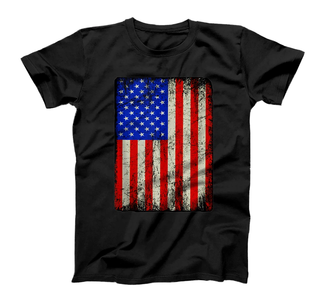 Personalized United States of America Flag T-Shirt, Women T-Shirt USA Flag Shirts T-Shirt, Women T-Shirt