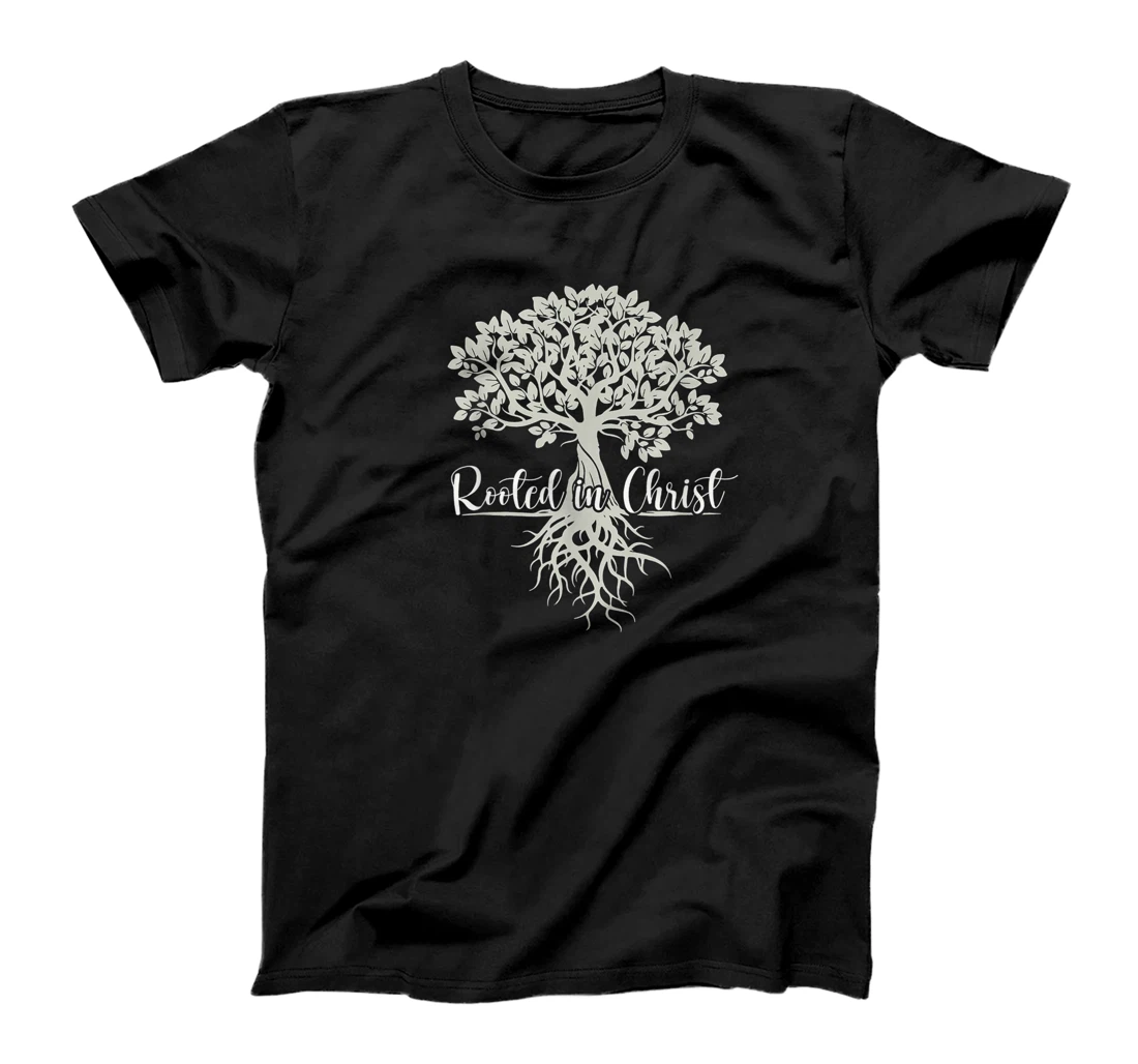 Personalized Rooted in Christ - Christian Jesus T-Shirt, Women T-Shirt