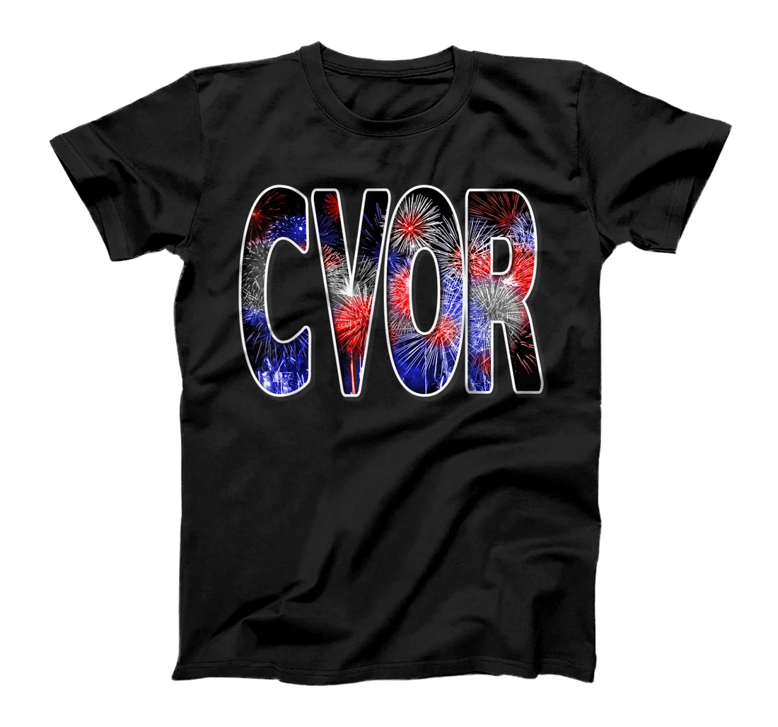 Personalized Womens Nurses July 4th Fireworks Patriotic CVOR T-Shirt, Kid T-Shirt and Women T-Shirt