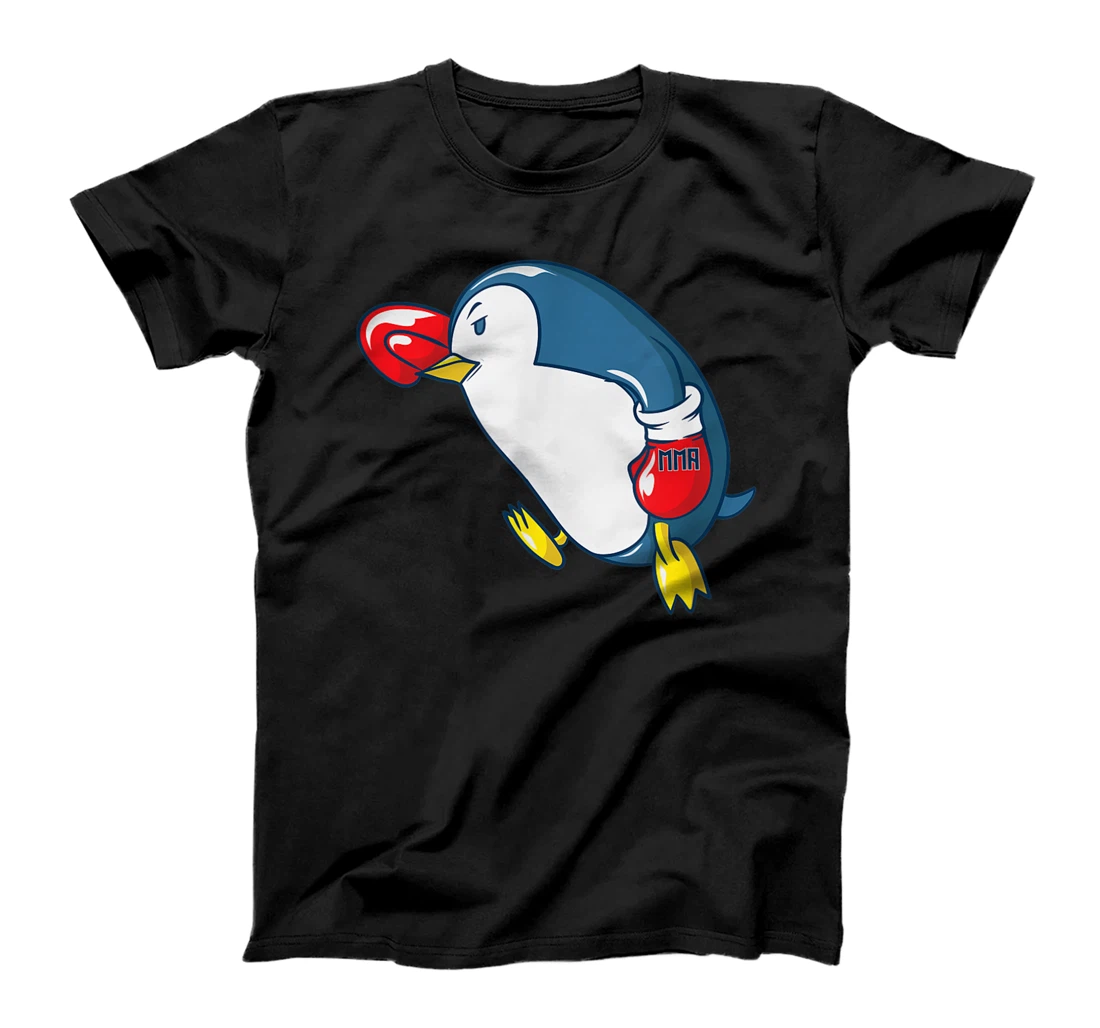 Personalized Fighting Penguin boxing in the MMA T-Shirt, Women T-Shirt