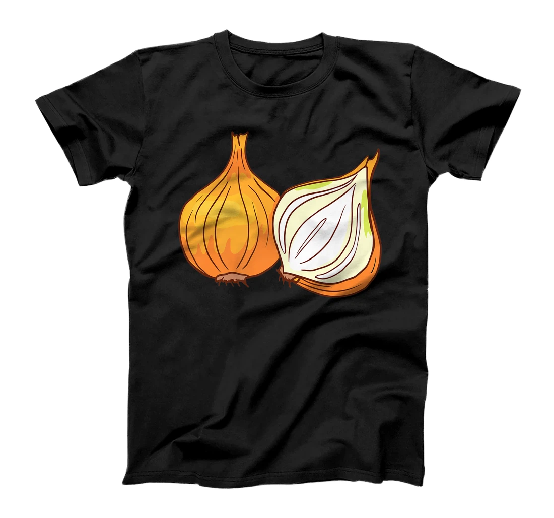 Personalized Yellow Onion Vegetables Food Vegan Vegetarian T-Shirt, Women T-Shirt