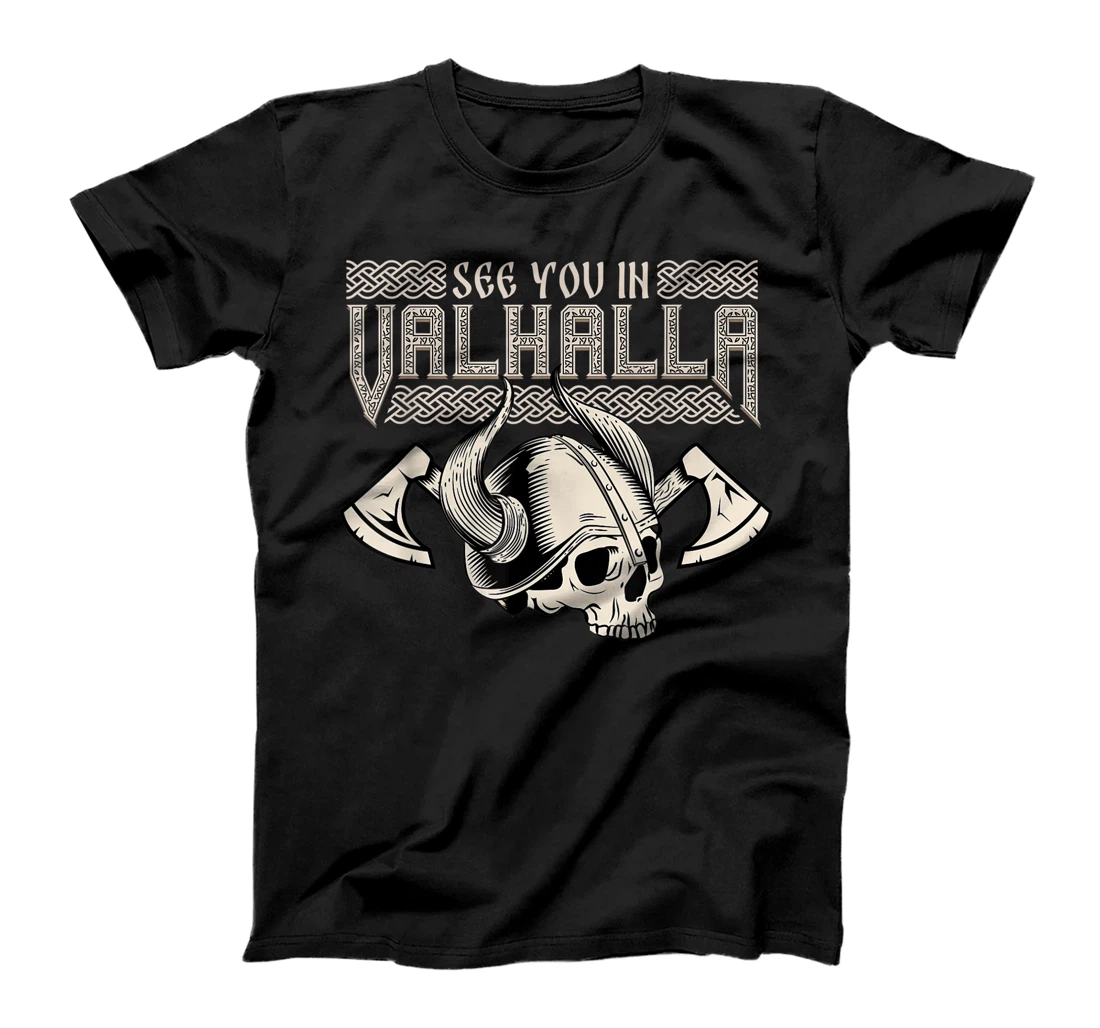 Personalized See You IN Valhalla | Thor | Odin | VIKINGS Ragnar T-Shirt, Women T-Shirt