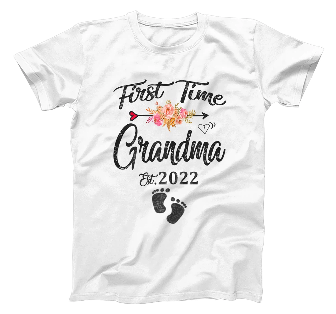 Personalized Womens First Time Grandma 2021 Pregnancy announcement New Grandma T-Shirt, Women T-Shirt