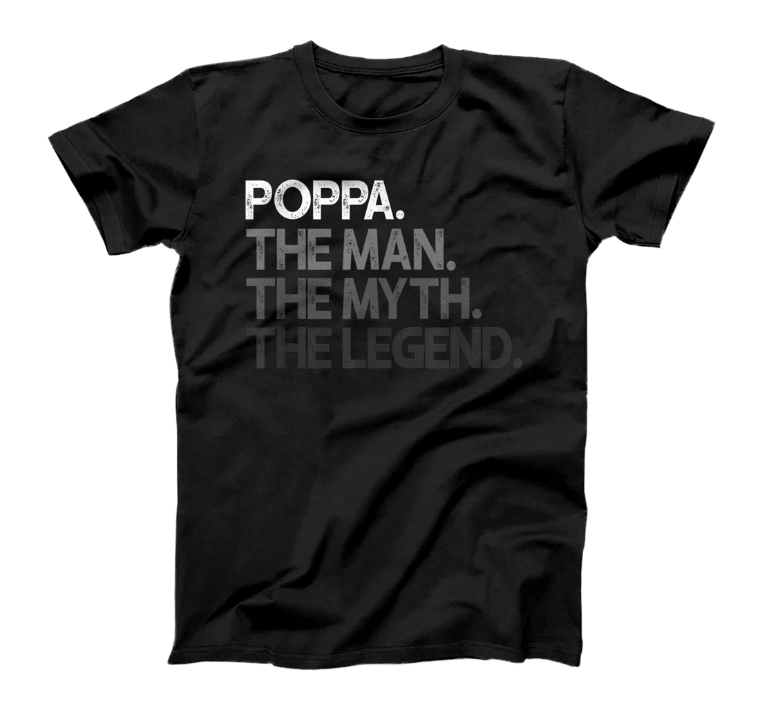 Personalized Womens Poppa Man The Myth Legend T-Shirt