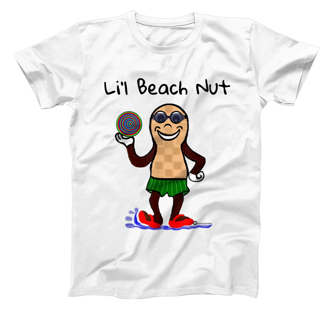 Personalized Li'l Peanut Roasts like an Almond now he's a burnt Beach Nut T-Shirt, Kid T-Shirt and Women T-Shirt