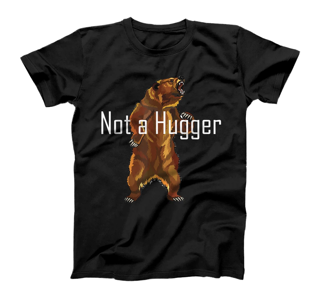 Personalized Not a Hugger funny T-Shirt, Kid T-Shirt and Women T-Shirt