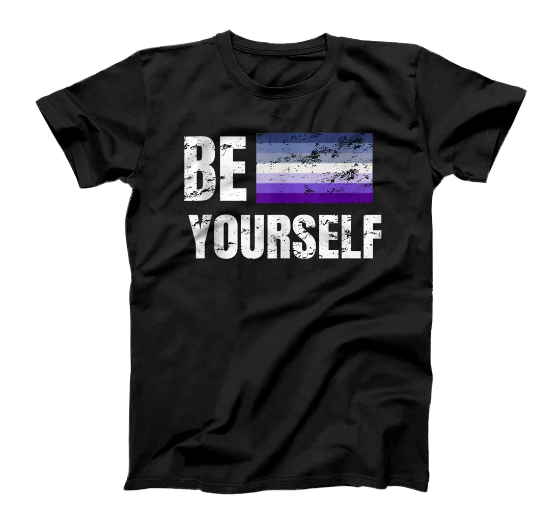 Butch Lesbian Flag Shirt Vintage - Be Yourself Retro Graphic T-Shirt, Women T-Shirt