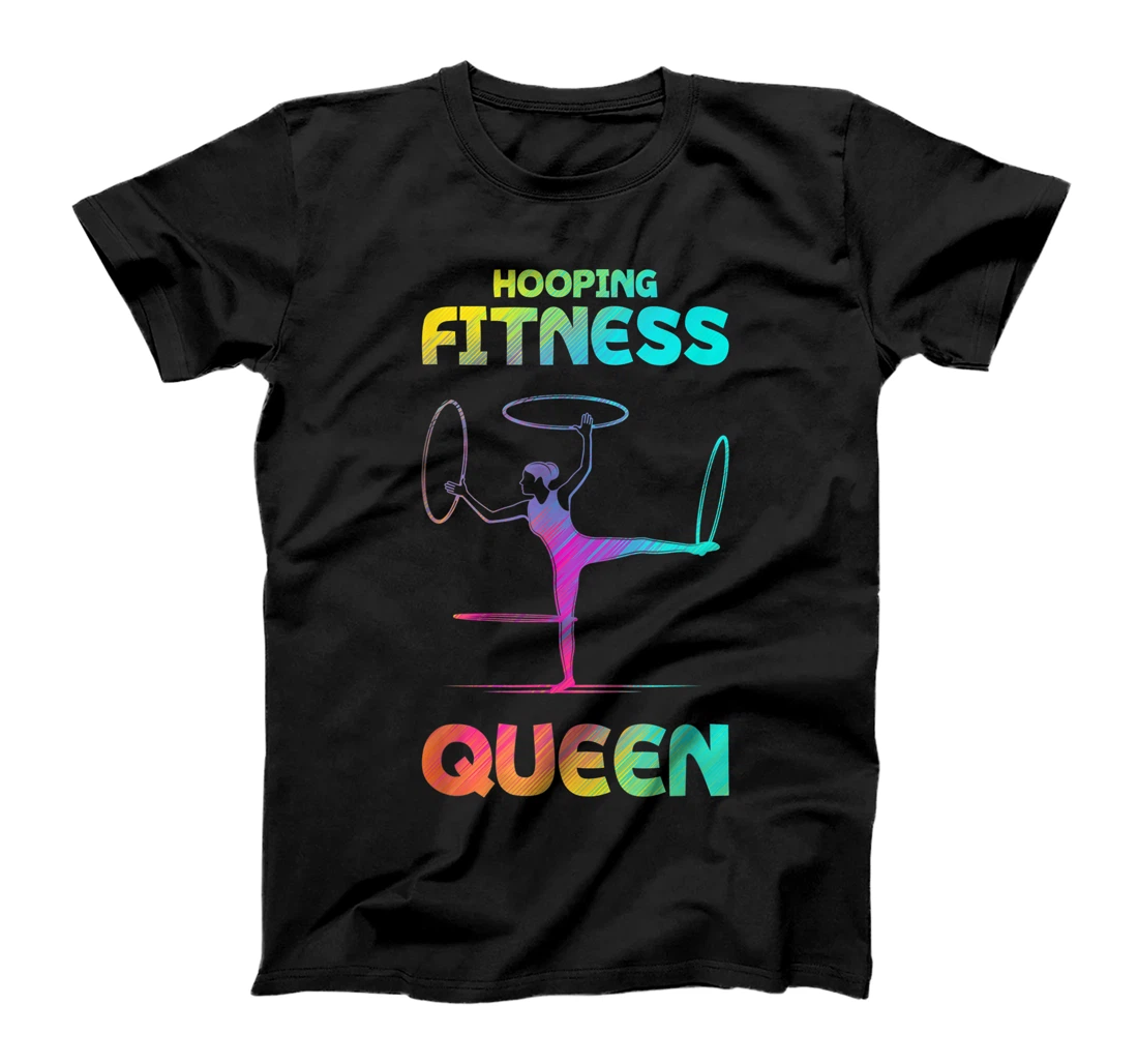 Personalized Hooping Fitness Queen Exercise Hula Hoop Roll Body Hip Tees T-Shirt, Kid T-Shirt and Women T-Shirt