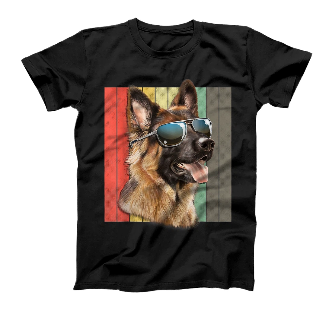 Personalized Retro Vintage German Shepherd Shirt German Shepherd Dog Gift T-Shirt, Kid T-Shirt and Women T-Shirt