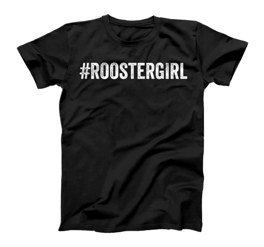 Personalized Funny Chicken Lovers Farmer Vintage Hashtag Rooster Girl T-Shirt, Women T-Shirt