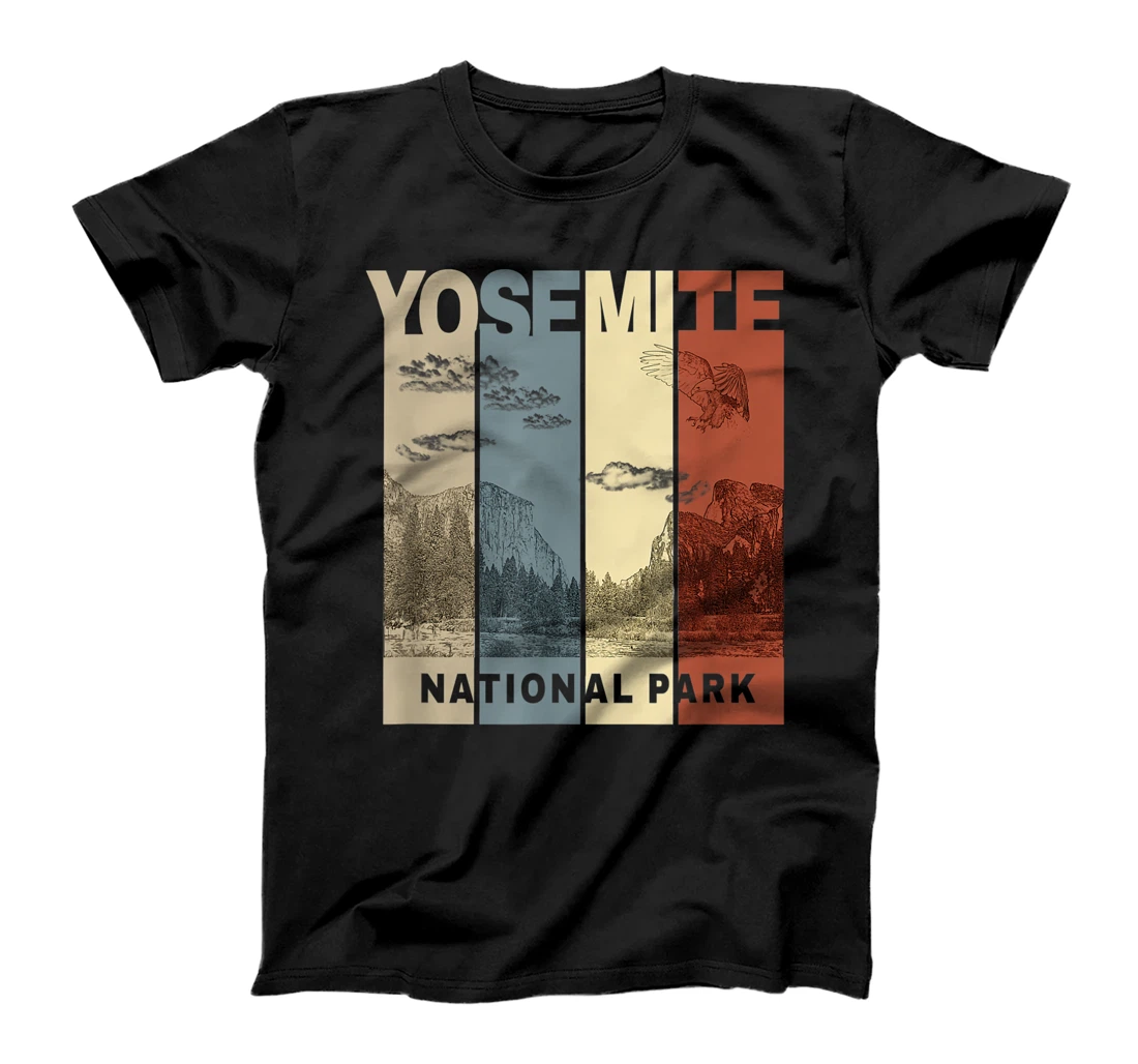 Personalized Womens Yosemite National Park | Half-Dome | California | Waterfalls T-Shirt, Women T-Shirt