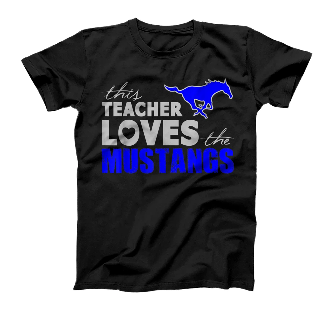 Personalized This Teacher Lover Her Friendswood Mustangs T-Shirt, Kid T-Shirt and Women T-Shirt