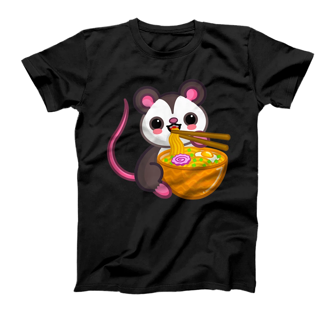 Possum Ramen Noodles Cute Kawaii Japanese Anime Opossum Gift T-Shirt, Women T-Shirt