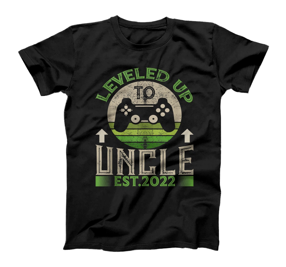 Leveled Up To Uncle 2022 Vintage Promoted To Uncle Est 2022 T-Shirt, Women T-Shirt