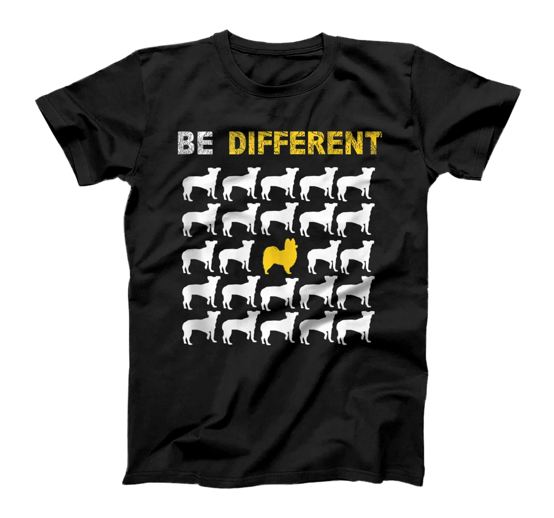 Cute Papillon Be Different Inspiration T-Shirt, Women T-Shirt