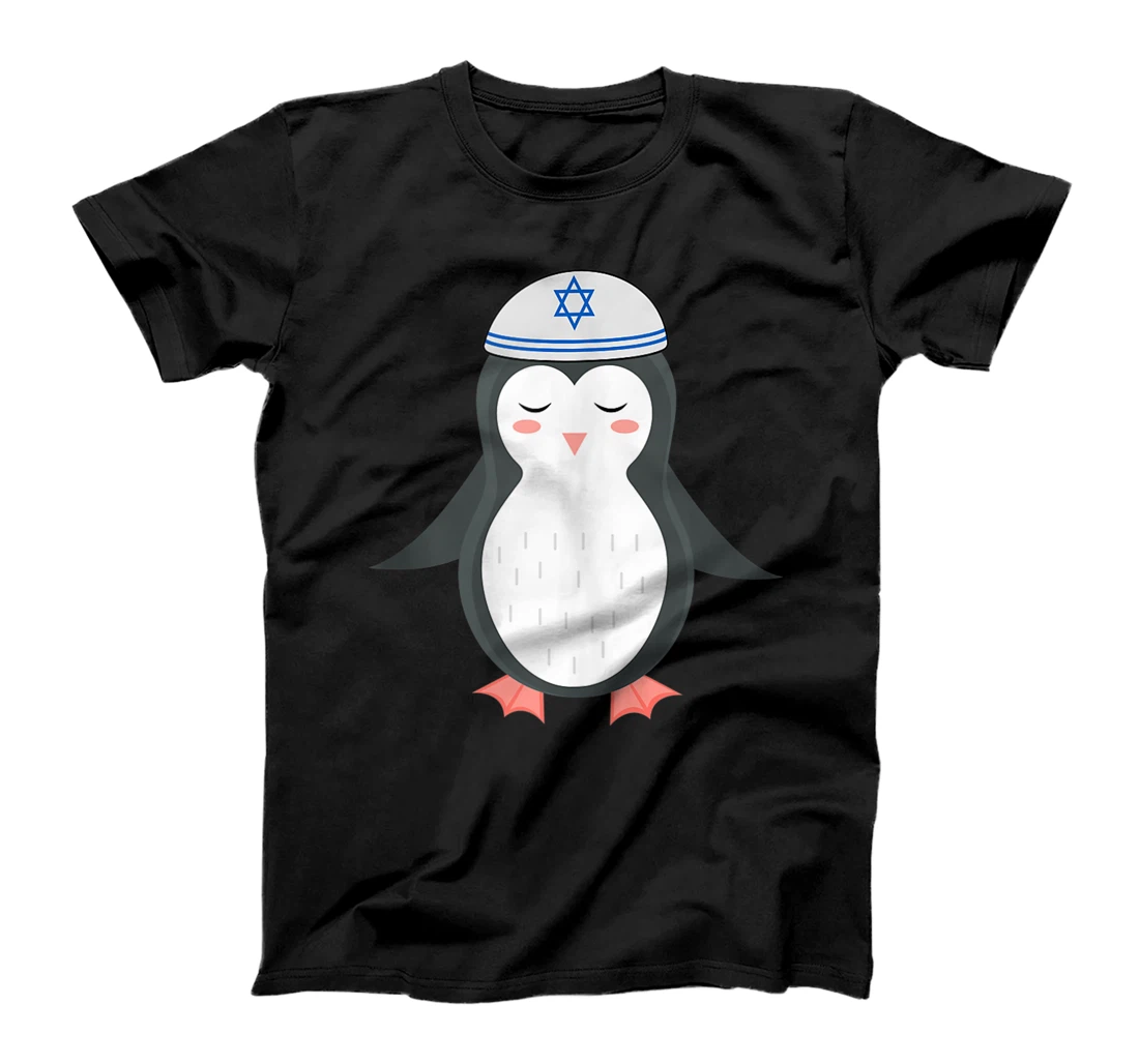Cute Penguin Hanukkah Penguins Lovers Jewish Funny Gift T-Shirt, Women T-Shirt