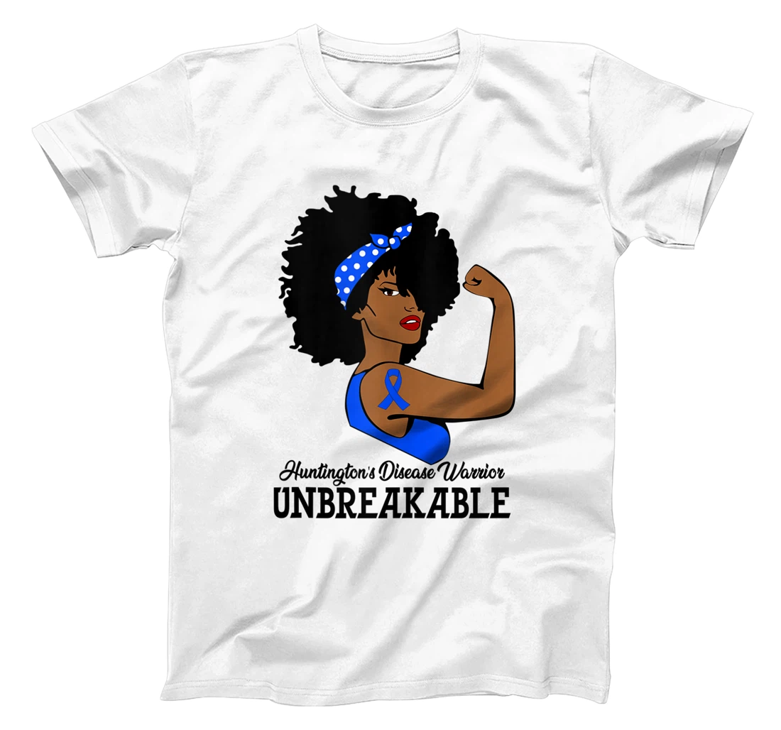 Huntington's Disease Warrior Unbreakable Strong Woman T-Shirt, Women T-Shirt