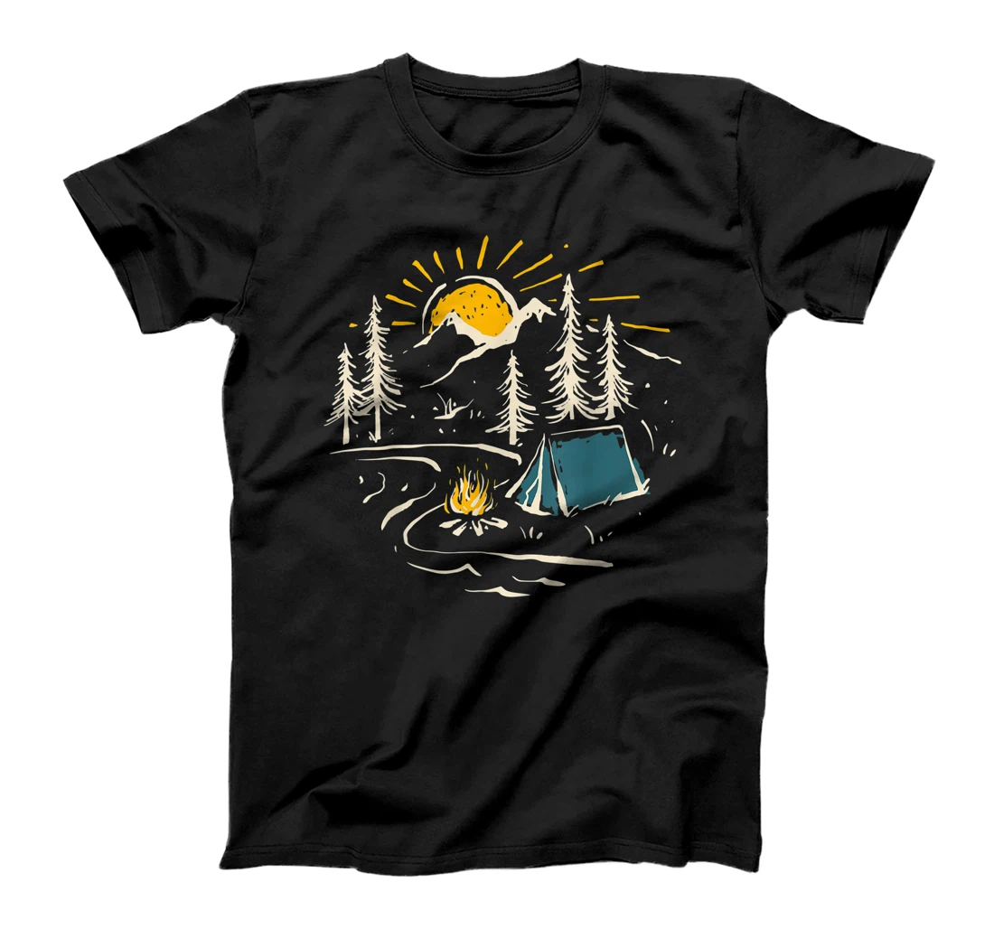 Camping Vacation Summer Outdoor Beach Surfing Adventurer Tee T-Shirt, Kid T-Shirt and Women T-Shirt