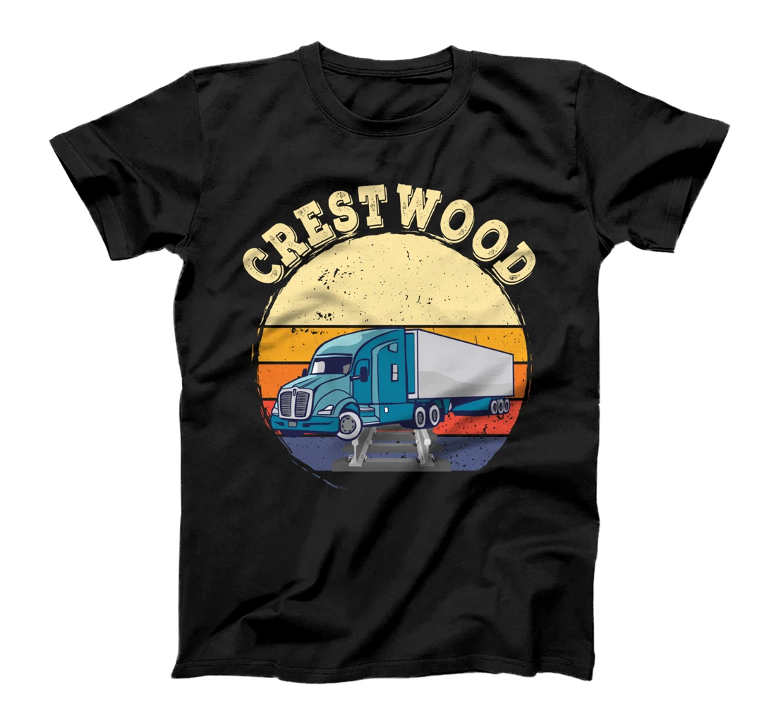 Crestwood Kentucky KY Tourism Semi Stuck on Railroad Tracks T-Shirt