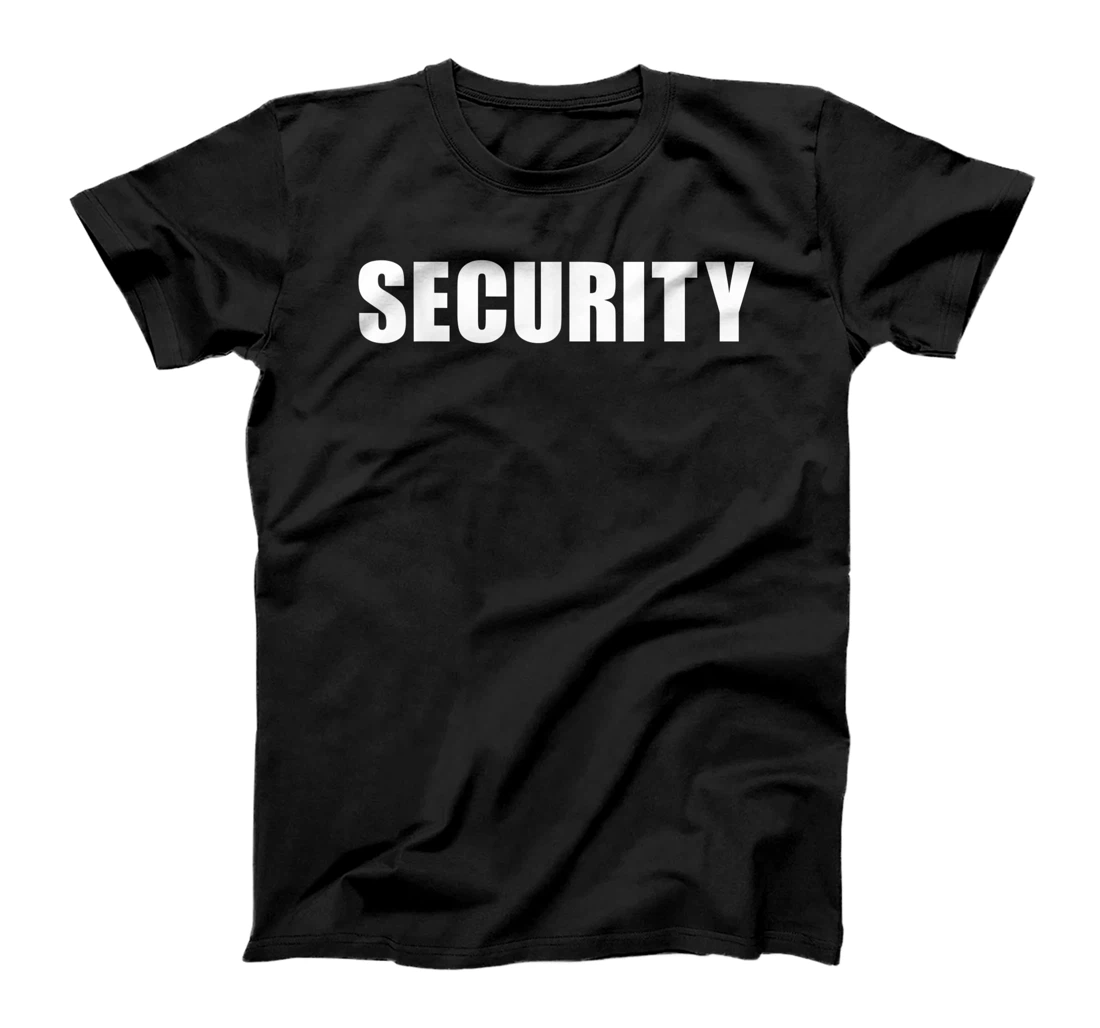 SECURITY OFFICER Safety Staff Event Uniform Front & Back T-Shirt, Women T-Shirt