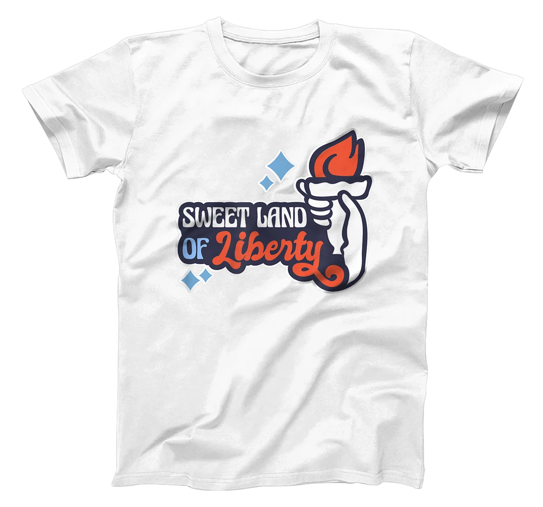 Limited 4th of July Design - Land of Liberty T-Shirt, Women T-Shirt