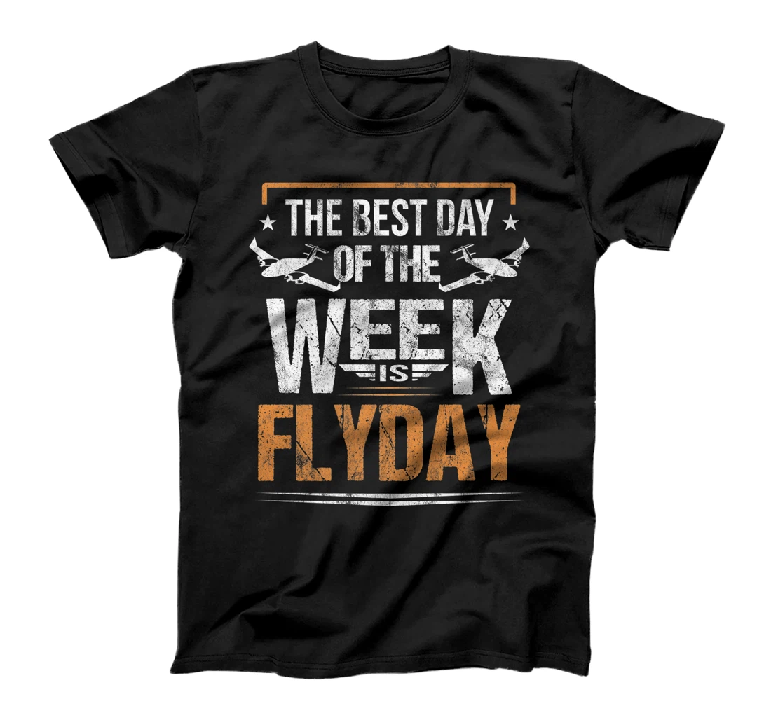 Pilot Airplane Th Nest Day Of The Week Is Flyday Flying T-Shirt, Women T-Shirt