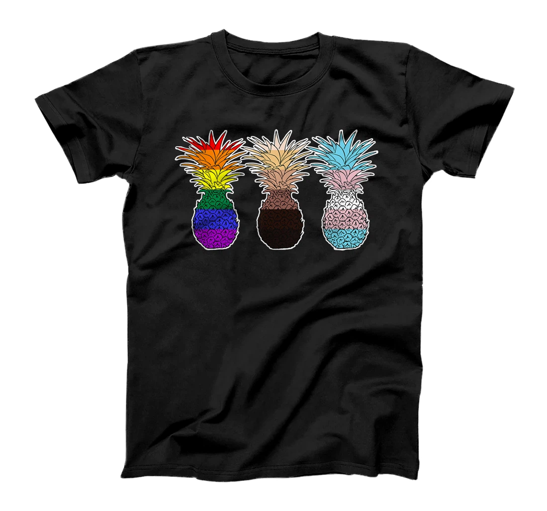 Pineapple LGBT Transgender Melanin Equality Pineapple T-Shirt, Women T-Shirt