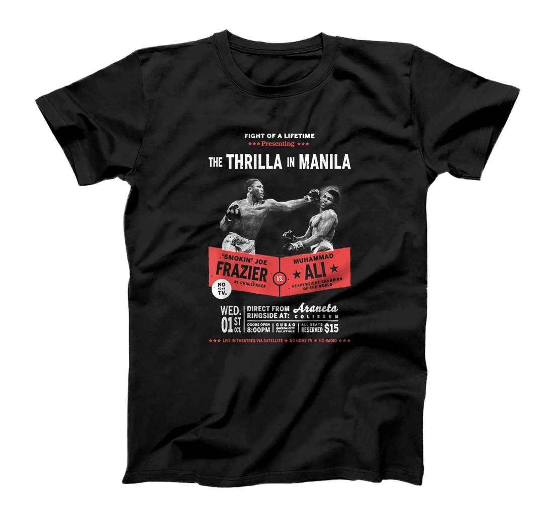 Thrilla-in-Manilas Funny For Men Women T-Shirt, Women T-Shirt