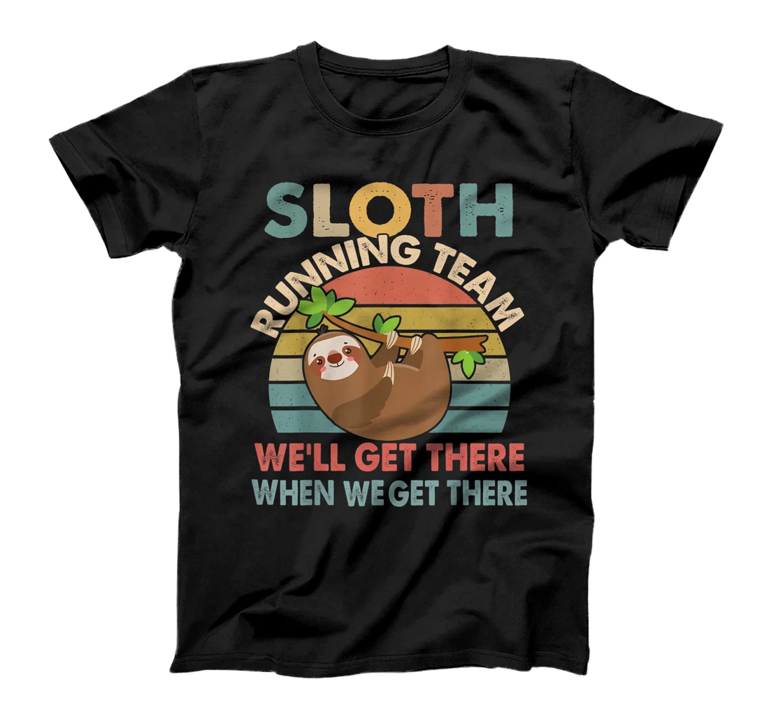 Sloth Running Team Shirt Hike Hiking Crew Lovers Funny Hiker T-Shirt, Women T-Shirt