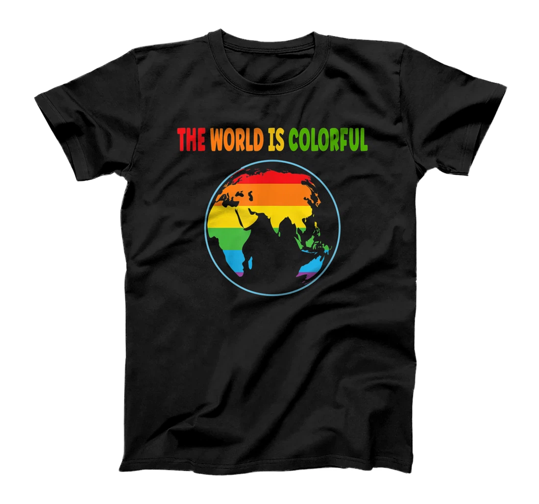 Personalized The World Is Colorful! Dear Gay Bisexual Gay Lgbt T-Shirt, Women T-Shirt