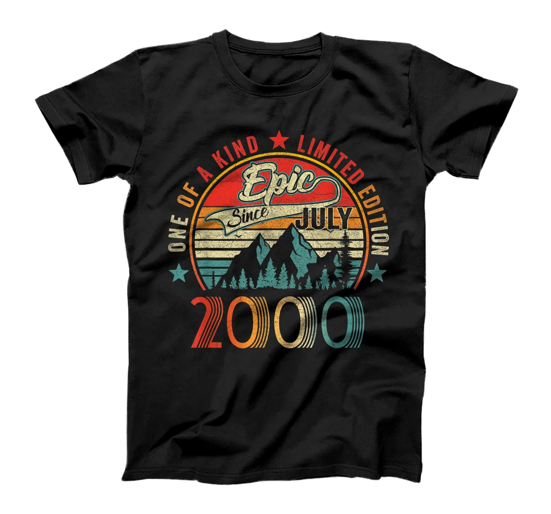 Personalized Epic Since July 2000 Born July 2000 21 Years Old T-Shirt, Women T-Shirt