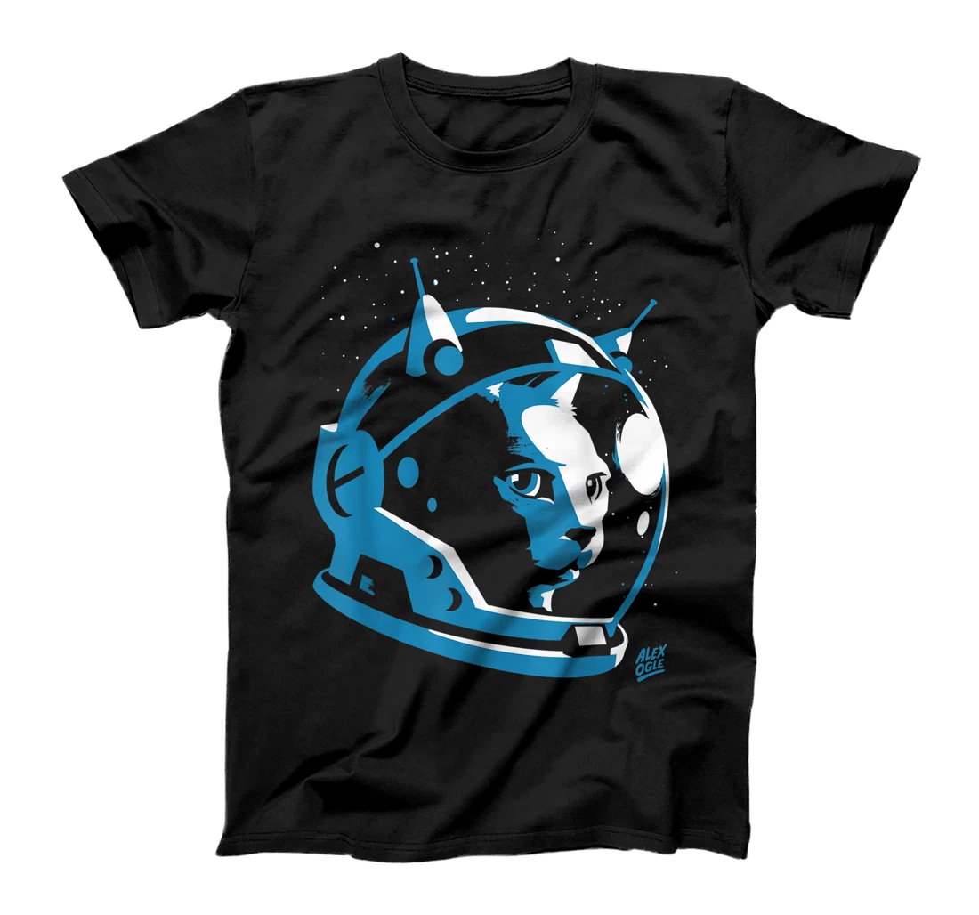 Personalized Cat Space Helmet Astronaut T-Shirt, Kid T-Shirt and Women T-Shirt T-Shirt, Kid T-Shirt and Women T-Shirt