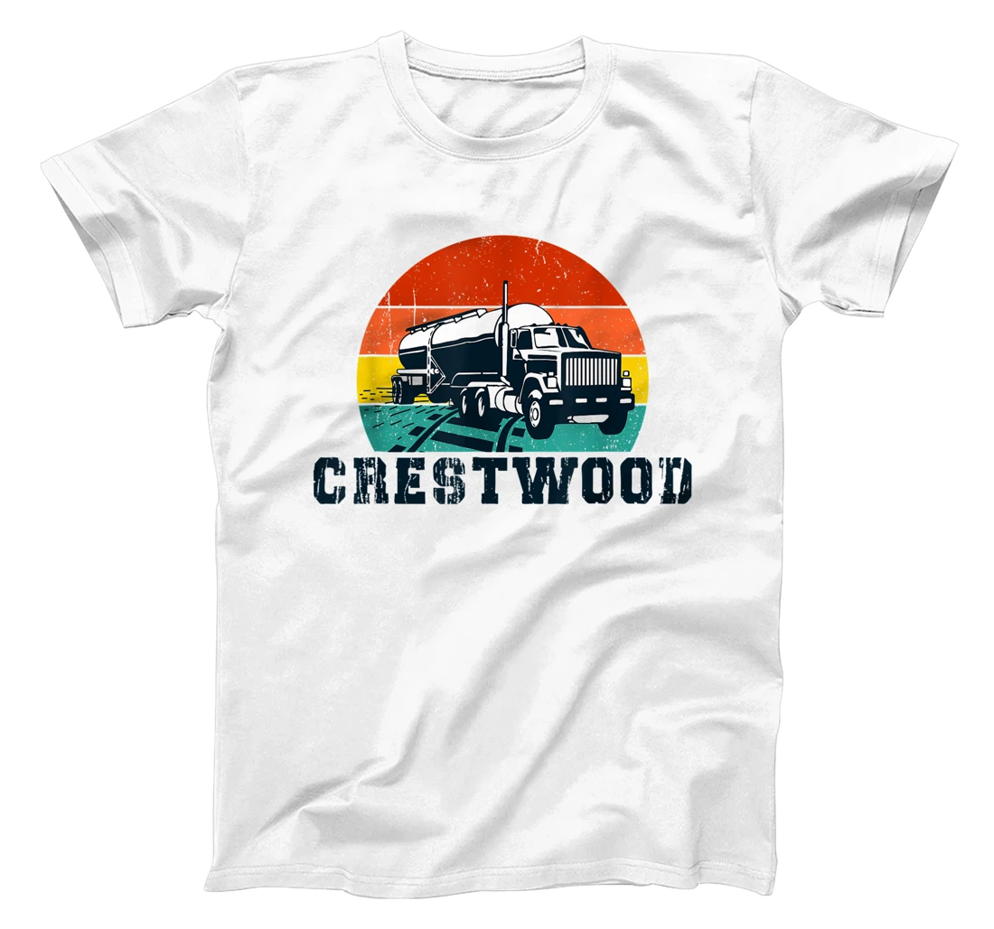 Personalized Crestwood Kentucky KY Tourism Semi Stuck on Railroad Tracks T-Shirt, Women T-Shirt
